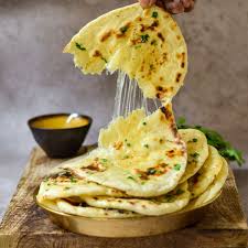 Cheesy Garlic Naan